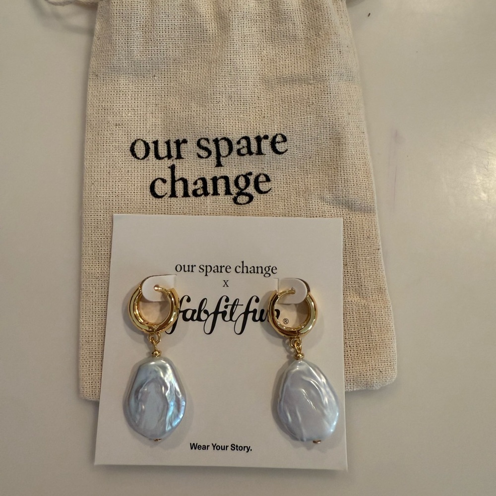 Gold and Pearl Earrings